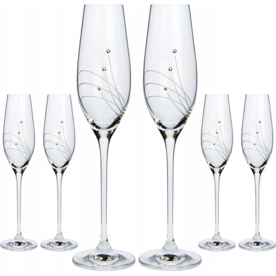 SWAROVSKI POHÁR NA ŠAMPANSKÉ 6 x 210 ml