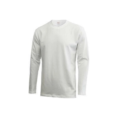 triko pánské dlouhý rukáv bílé S – Sleviste.cz
