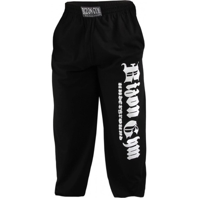 Bizon Gym tepláky 102 černá/bílá