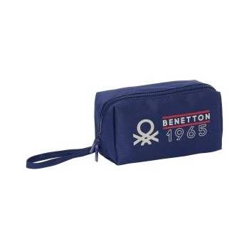 Benetton Ученически несесер Benetton Varsity Сив Морско син 22 x 10 x 10 cm