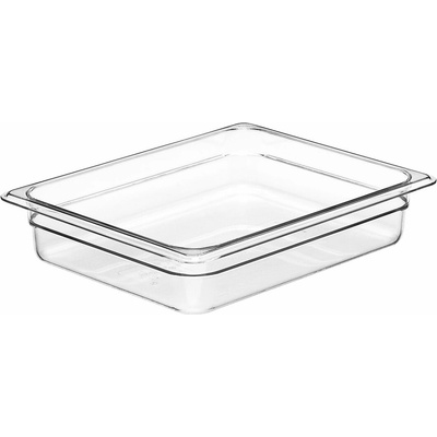 Cambro Nádoba Camwear GN 1/2 z polykarbonátu, Cambro, GN 1/2, 3,9L, Průhledná, 325x260x(H)65mm