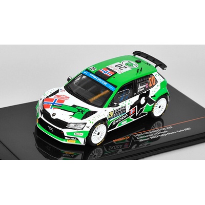 IXO Škoda Fabia Rally2 EVO 20 Monte-Carlo 2022 Mikkelsen/Torstein 1:43