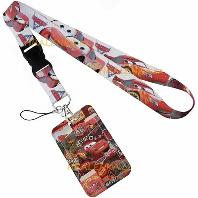 Šňůrka na krk 26035 s cedulkou na ID karty Cars, Blesk