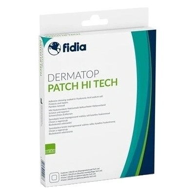 Dermatop Patch Hi-Tech samolepící krytí na rány 6 × 7 cm 5 ks