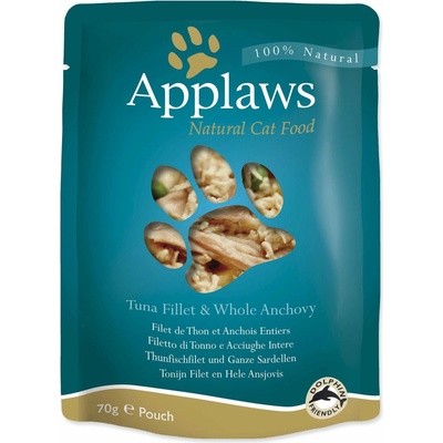 Applaws Cat kapsička Tuna a Anchovy ve vývaru 70 g