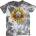 Guns N' Roses Classic Logo Dip-Dye on White M Риза (GNRTS95MDD02)