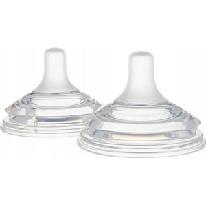 Canpol Антиколик двузонов биберон Canpol - Natural Shape, 0 м+, 2 броя (21/750) - baby