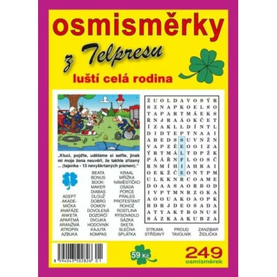 Osmisměrky z Telpresu luští celá rodina 1/2025 - 249 osmisměrek