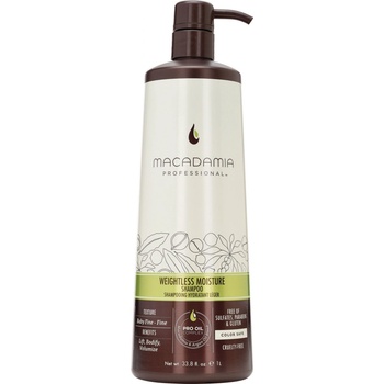 Macadamia Weightless Moisture Shampoo 1000 ml