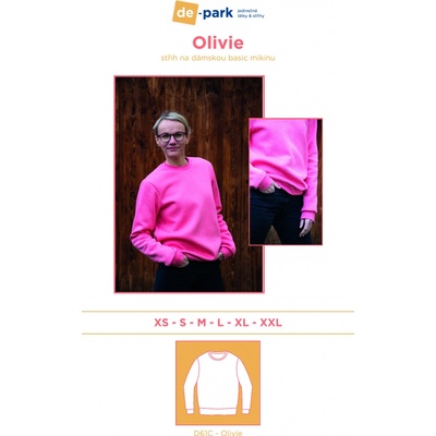 de-park Papírový střih - Olivie vel. XS-XXL – Zboží Dáma