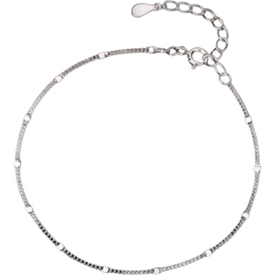 Silenti Jewelry Сребърна гривна за крак "Реалност