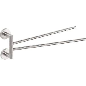 SAPHO X-STEEL - Въртящ се държач за кърпи, дължина 44 см, неръждаема стомана XS405 (XS405)