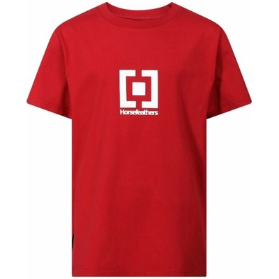 Horsefeathers Vertical mid logo Red
