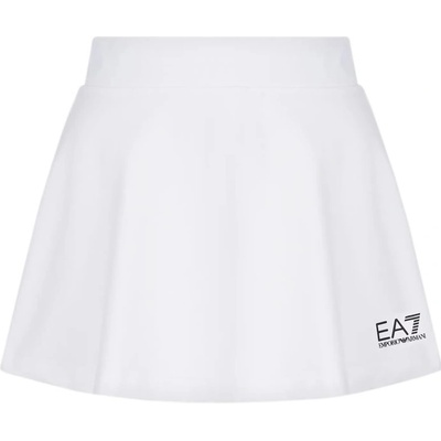 EA7 Woman Jersey Miniskirt biely