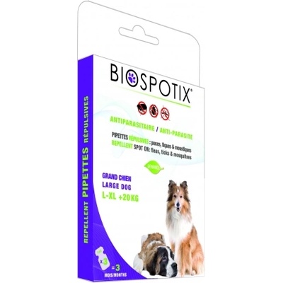 BIOSPOTIX-Пипети за големи кучета над 20 кг. Спот он L-XL 5 бр