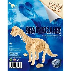 Buki France - Дървен 3D пъзел - Брахиозавър (BKD6B)