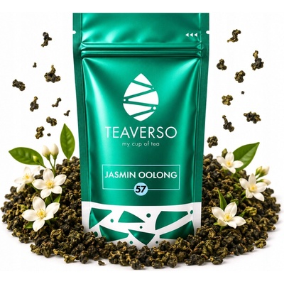 TEAVERSO ČAJ JASMÍN OOLONG LISTOVÝ JASMÍNOVÝ 50 G