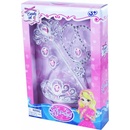 Dětské kostýmy RAPPA Sada korunka s hůlkou růžová