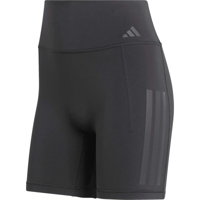 adidas Optime 3 Stripes Short W černá stříbrná