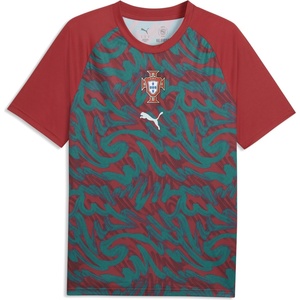 PUMA Mens Portugal Warm-Up Shirt World Cup 2026 - Red/Green