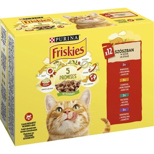  Friskies Cat Adult суперпак с 12 пауча - 6кг