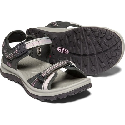 Keen Terradora II Open Toe Sandal W dark grey dark pink šedá – Zboží Dáma