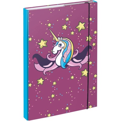 Baagl A4 Unicorn fialová