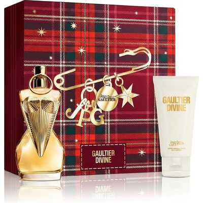 Jean Paul Gaultier Gaultier Divine комплект за жени Eau de Parfum 50 ml + Лосион за тяло 75 ml опция Коледна опаковка