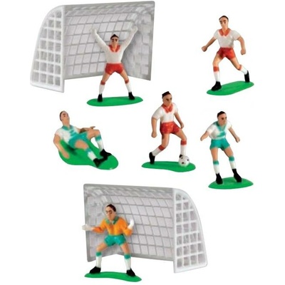Vola Colori Sada Fotbal plast (7x postavička, 2 branky, míč) 10 ks/sada