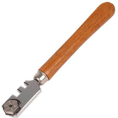 Wolfcraft Стъклорез със стоманено колело с 6 ролки Wolfcraft - до 8 mm, 135° (4109000)