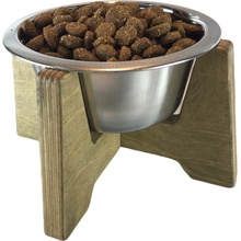 Wook Miska pro psy se dřevěným stojanem 450 ml 100 mm