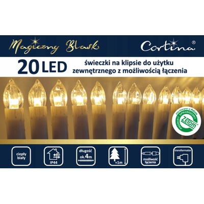 Vánoční osvětlení na stromeček Cortina venkovní 1 m s 10 světly – Hledejceny.cz