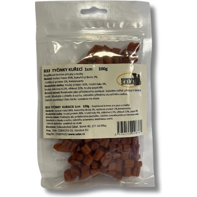 Krmiva Salač Tyčinky kuřecí 1 cm 100 g