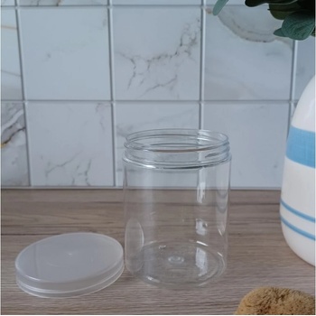 DomaLEP Transparentní kelímek 300 ml s víčkem