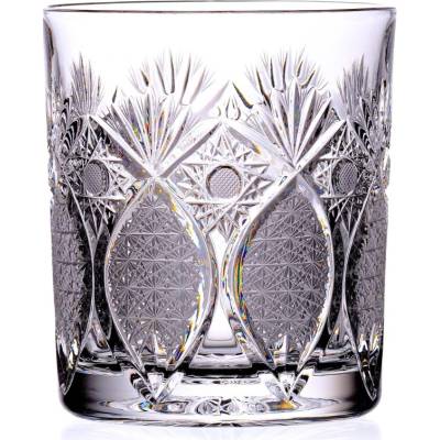 Bohemia Crystal Ručně broušené sklenice na whisky a rum Brilliant 6 x 320 ml
