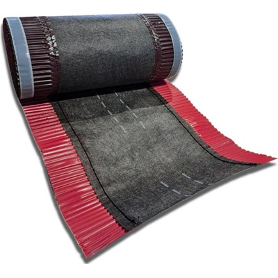 Wabis Hrebeňový a nárožný pás Georol 310 mm x 5 m RAL 3011 červenohnedá