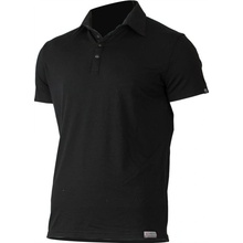 Lasting ELIOT 9090 čierna vlnené merino polo košele