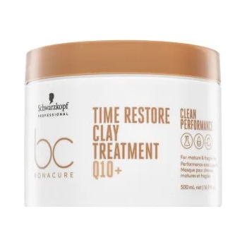 Schwarzkopf BC Bonacure Time Restore Clay Treatment Q10+ Укрепваща маска за зряла коса 500 ml