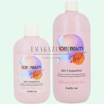 Inebrya Подхранващ шампоан за суха и третирана коса 300/1000/10000 мл. Ice Cream Dry-T Shampoo (10226320)