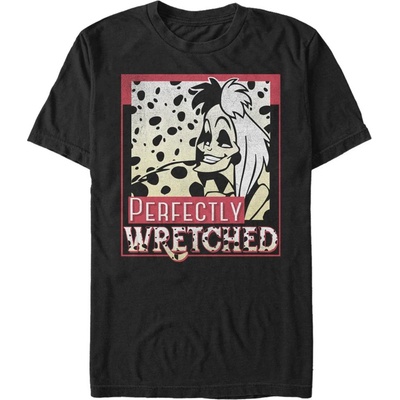 ZOOT. Fan Черна мъжка тениска на Disney Wretched Cruella Classics ZOOT. Fan | Cheren | МЪЖЕ | L