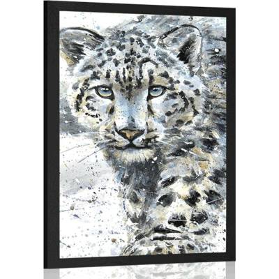 Plakát kreslený leopard - 60x90 no frame