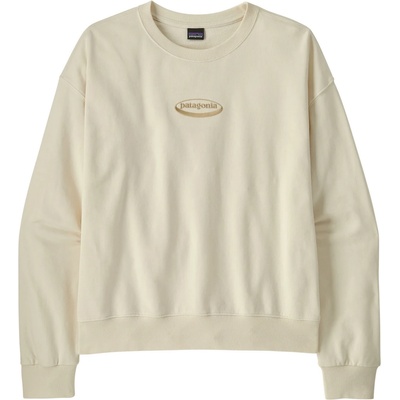 Patagonia Дамски пуловер Patagonia Women's 95 Oval Logo Daily Crew Jumper - Wool White - размер XL (117-3592-0315)