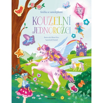 Joli Hannah knížka se samolepkami kouzelní jednorožci