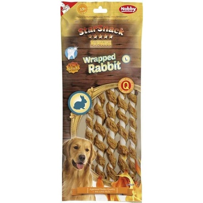 Nobby StarSnack Wrapped Rabbit L 25 cm 5 ks 144 g