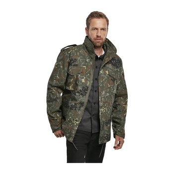 Image 1 of Brandit Мъжко премиум яке камуфлаж Brandit M65 flecktarnBW-3108-14 - Зелен камуфлаж, размер XXL