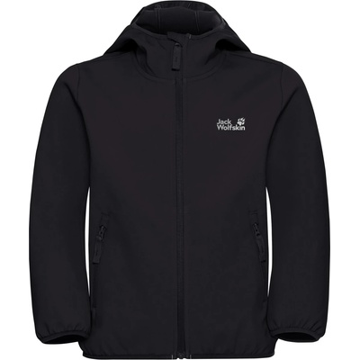 Jack Wolfskin Детско софтшел яке Jack Wolfskin Kid's Fourwinds Jacket Softshell jacket - Black - размер 116 (EU) (703-5261-0813)