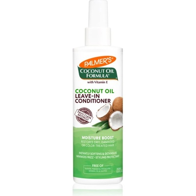 Palmer's Coconut Oil Formula Moisture Boost балсам в спрей без отмиване за суха, увредена и химически третирана коса 250ml