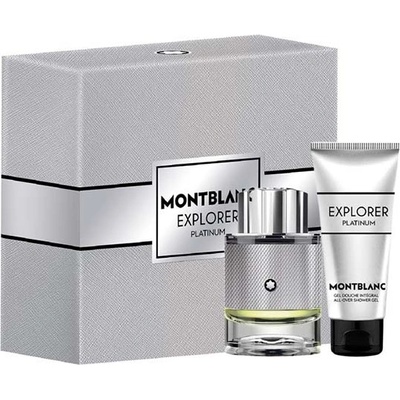 Mont Blanc Explorer Platinum подаръчен комплект с парфюмна вода 60мл за мъже 1 бр