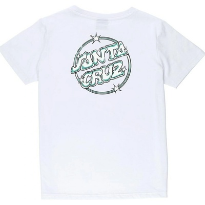 Santa Cruz Youth Glint Dot T-Shirt White
