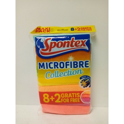 Spontex Microfibre utěrka 30 x 30 cm 8 + 2 ks – Sleviste.cz